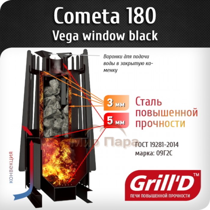 Grill D Cometa 180 Vega Window